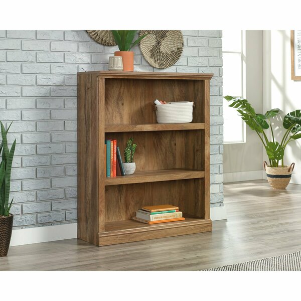 Sauder 3 Shelf Bookcase Sm , Two adjustable shelves for flexible storage options 426416